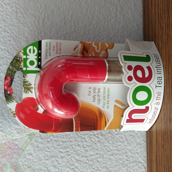 New Joie Bundle Santa Wine Aerator & Candy Cane Tea Infuser - Picture 2 of 5